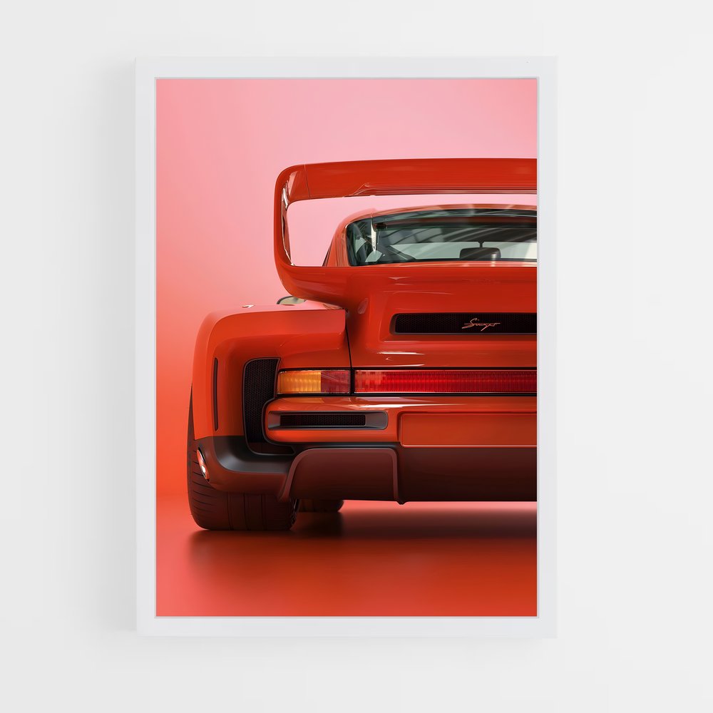 Poster Vitesse Électronique – affiche Voitures Singer (vue 3)